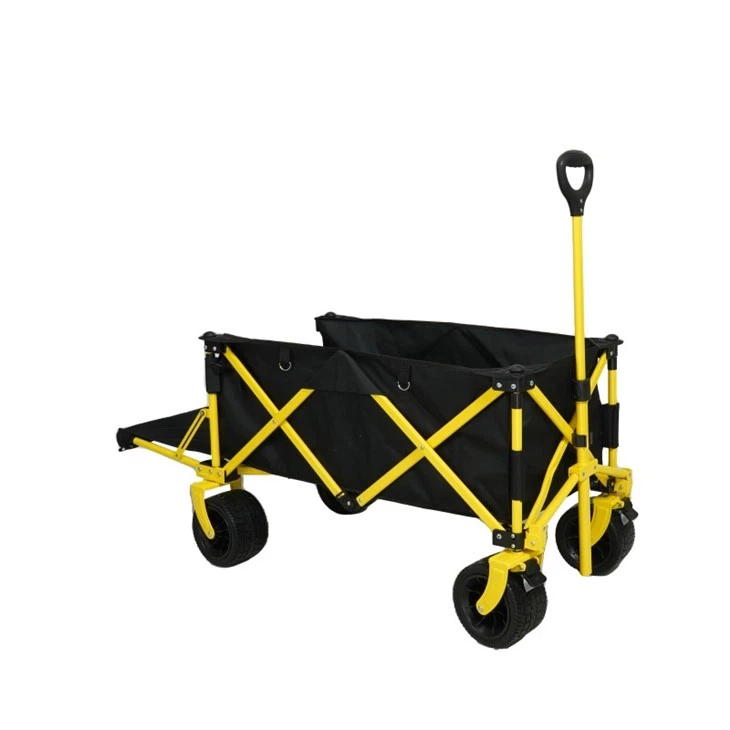 Collapsible Open Tailgate Large Capacity Folding Wagon