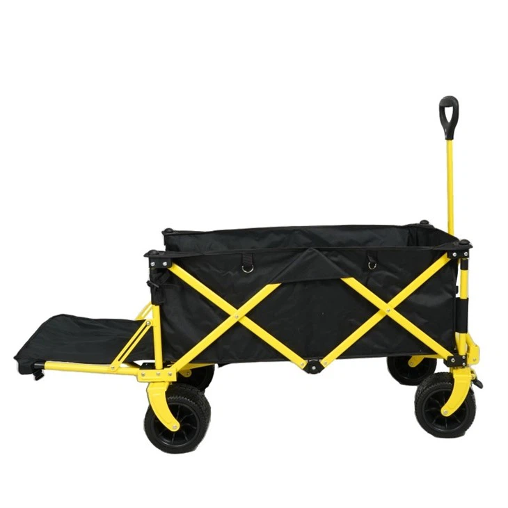 Collapsible Open Tailgate Large Capacity Folding Wagon