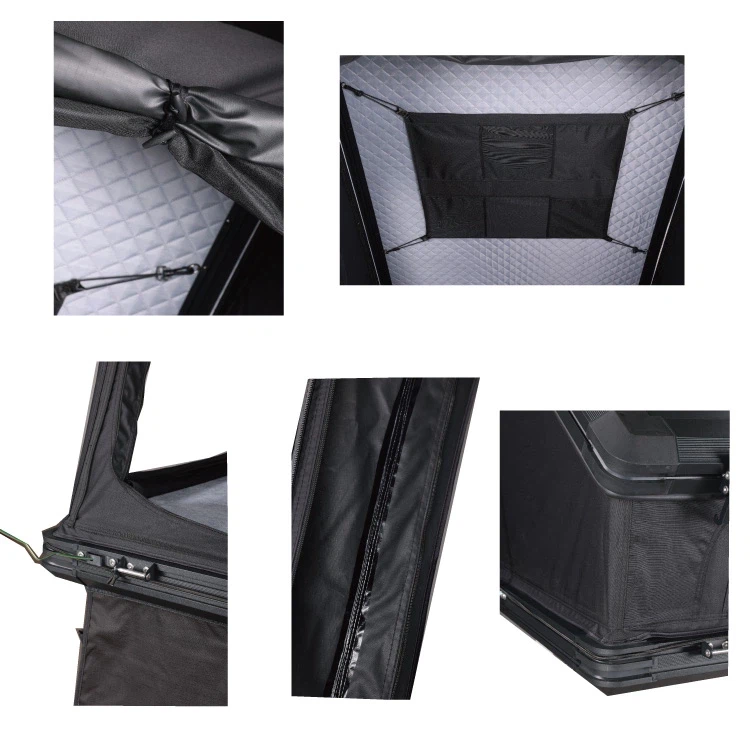 Triangular Jeep Tent Hard Shell Vehicle Roof Tent 7 Triangular Jeep Tent Hard Shell Vehicle Roof Tent 7