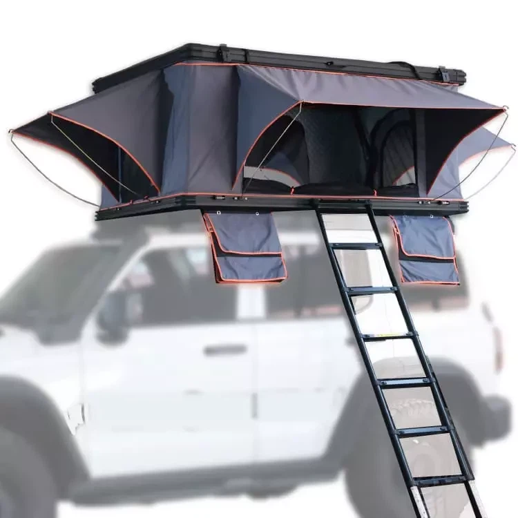 Tenda de telhado de carros de concha dura isolada atualizada